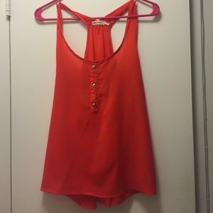 Red strappy Cami