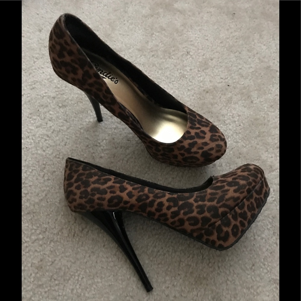Candies Leopard Heels