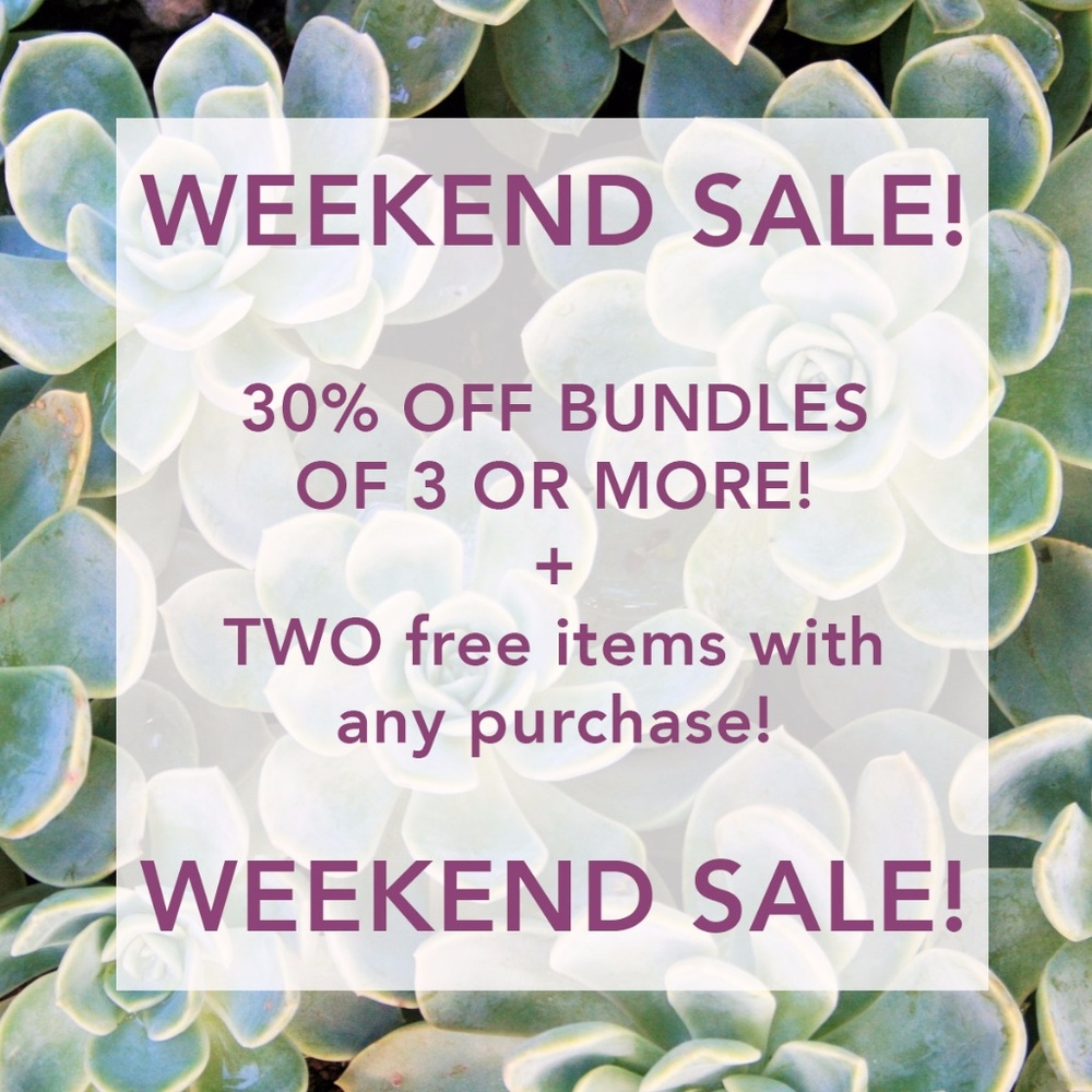 HUGE discounts and FREE items!