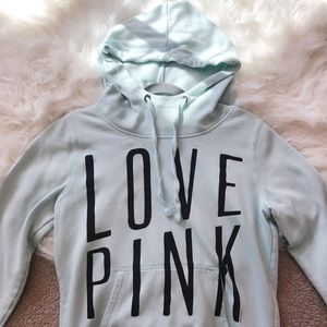 TIffany blue Victoria's Secret PINK hoodie