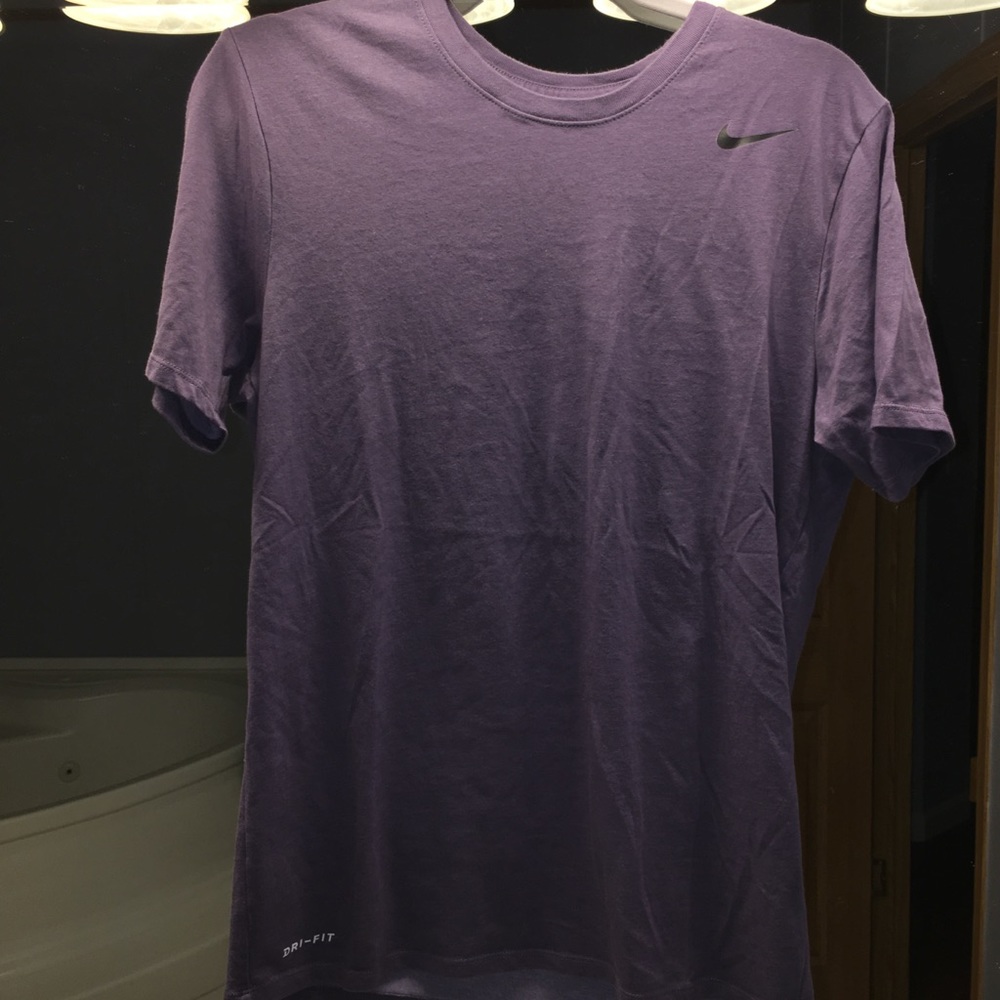 Purple Nike dri-fit shirt