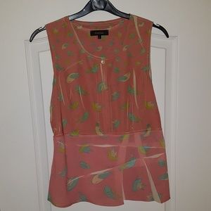 Fun bird print tank