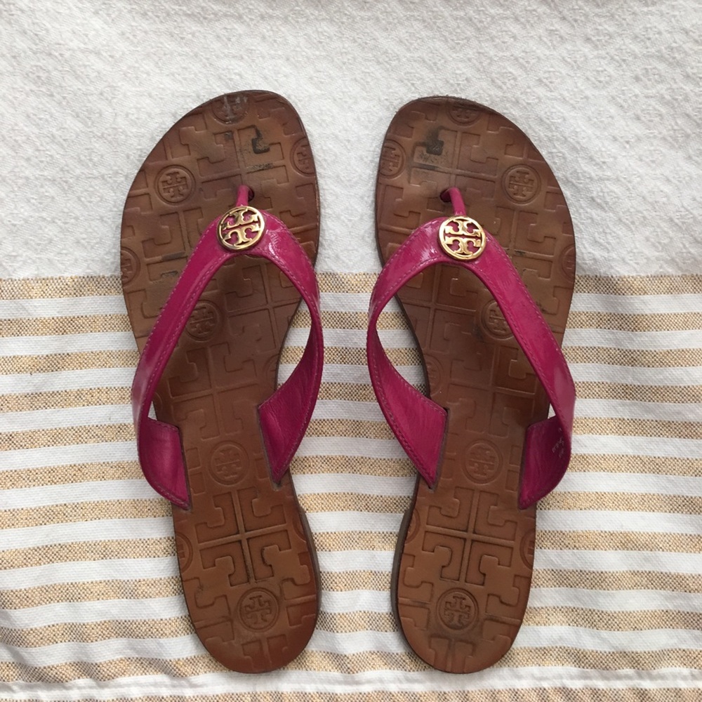 Tory Burch Magenta Sandals Size 7
