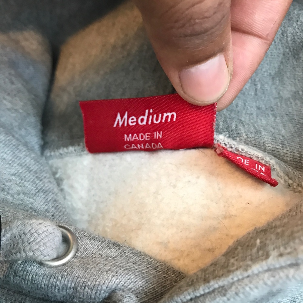 Supreme grey box logo hoodie size M - Picture 5 of 8