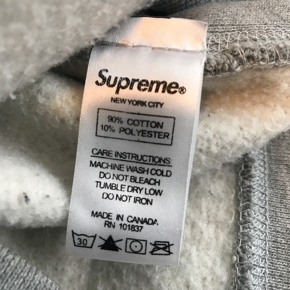 Supreme grey box logo hoodie size M - Picture 7 of 8