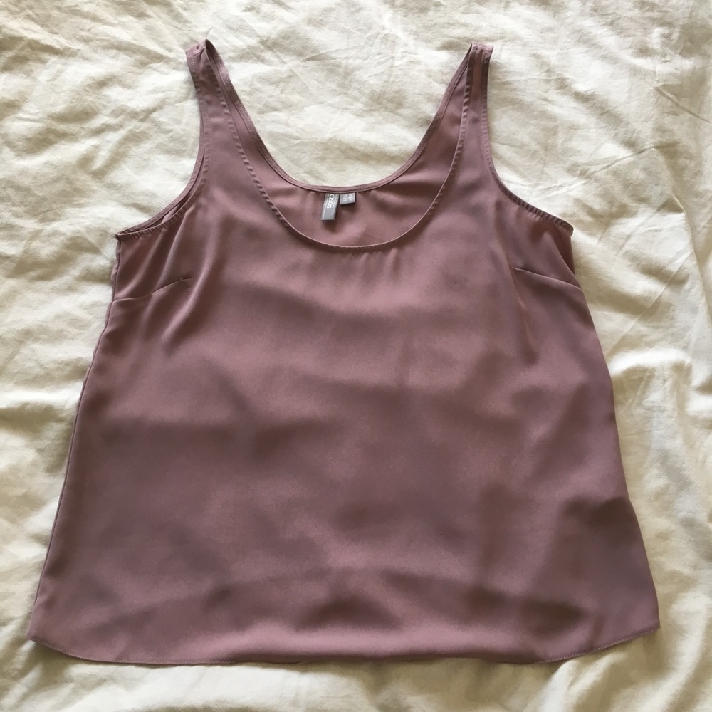 Rose colored tank top
