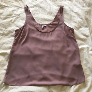Rose colored tank top