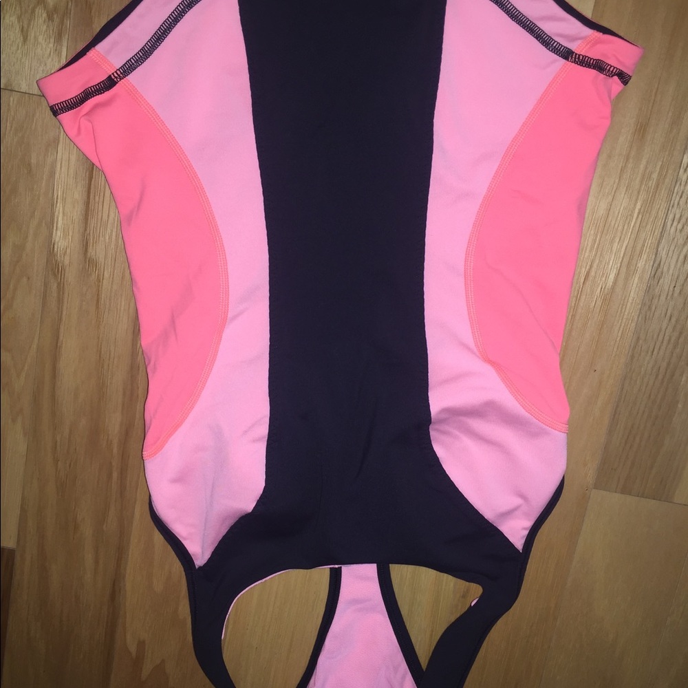 Pink Lululemon workout top