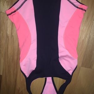 Pink Lululemon workout top