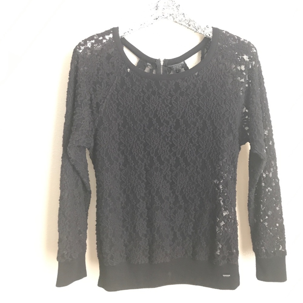 Lace sweater