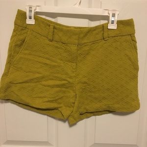 Loft Mustard Shorts
