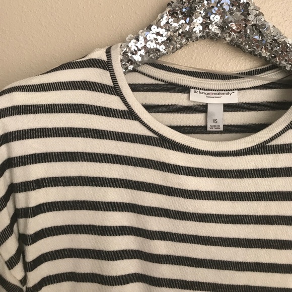 Striped Maternity Top - Picture 2 of 4