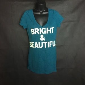 American Eagle V-Neck~ Teal~ Size Medium 💋