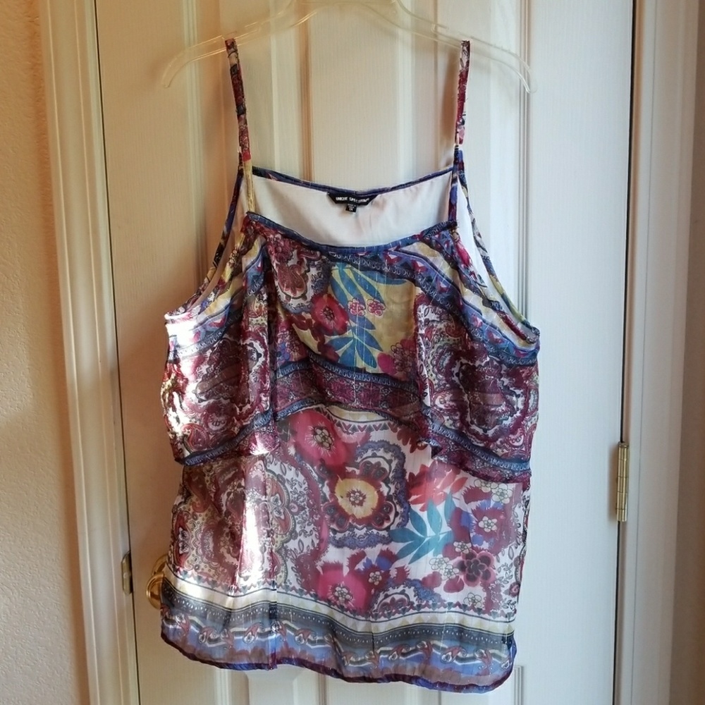 NWT UNIQUE SPECTRUM PAISLEY CAMISOLE