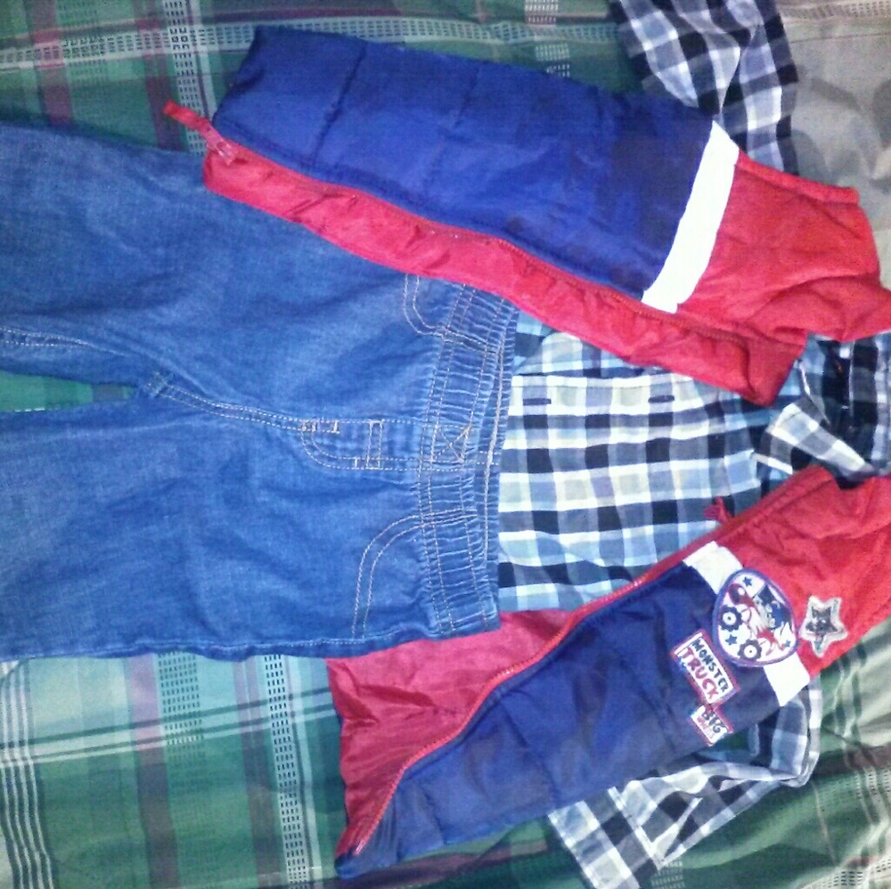3 For $12!! Boys 24 month Outfit