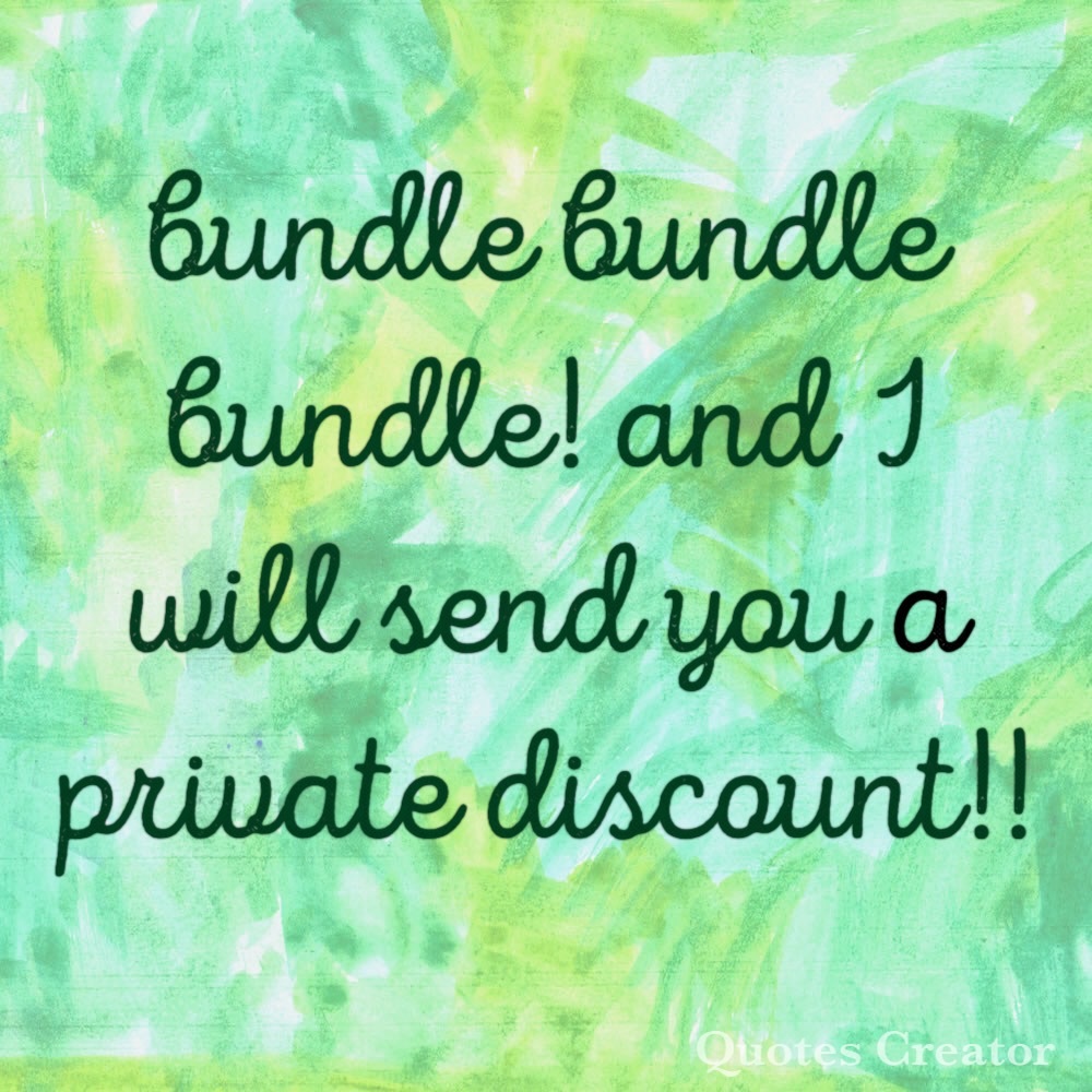 Bundle it up!!