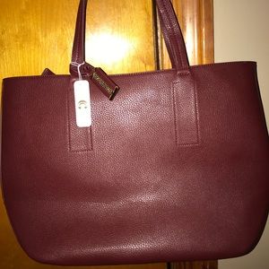 Maroon large purse