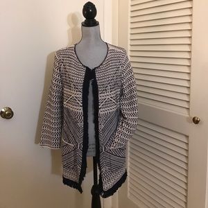 Tweed cardigan jacket