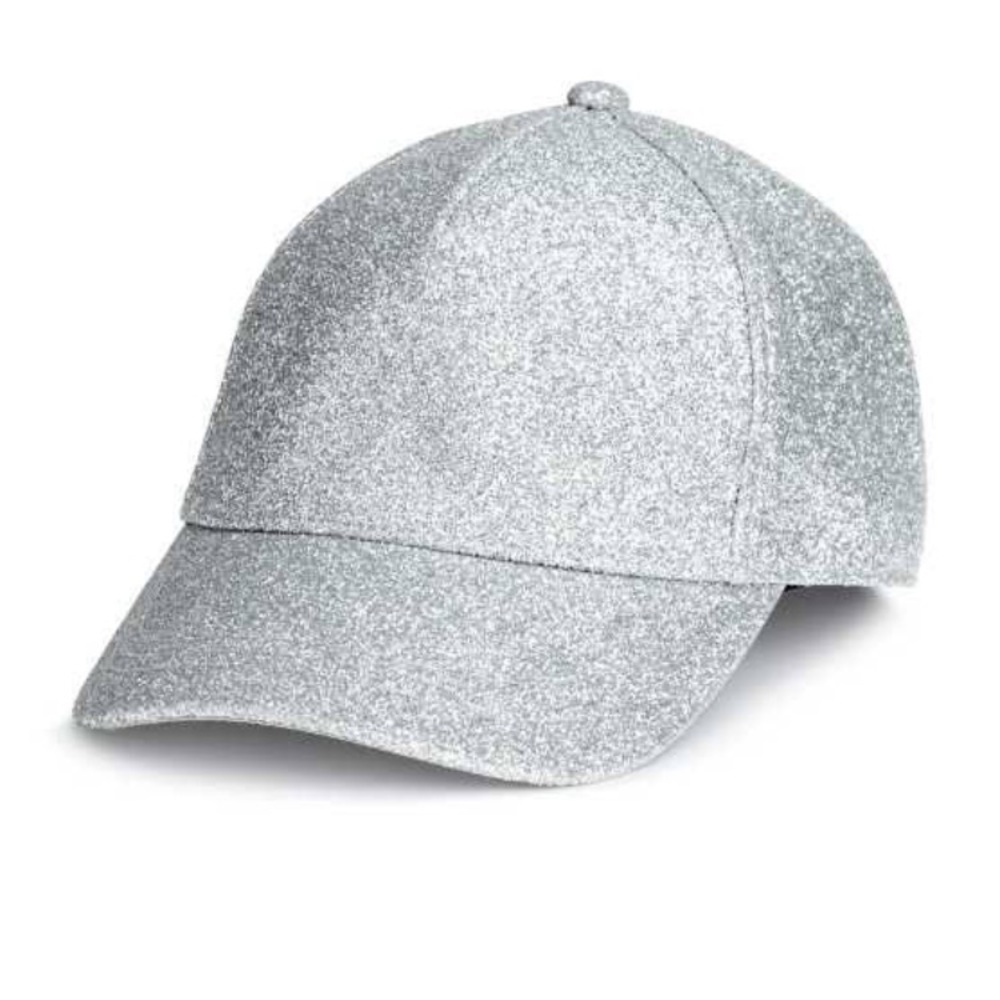 Silver sparkling hat