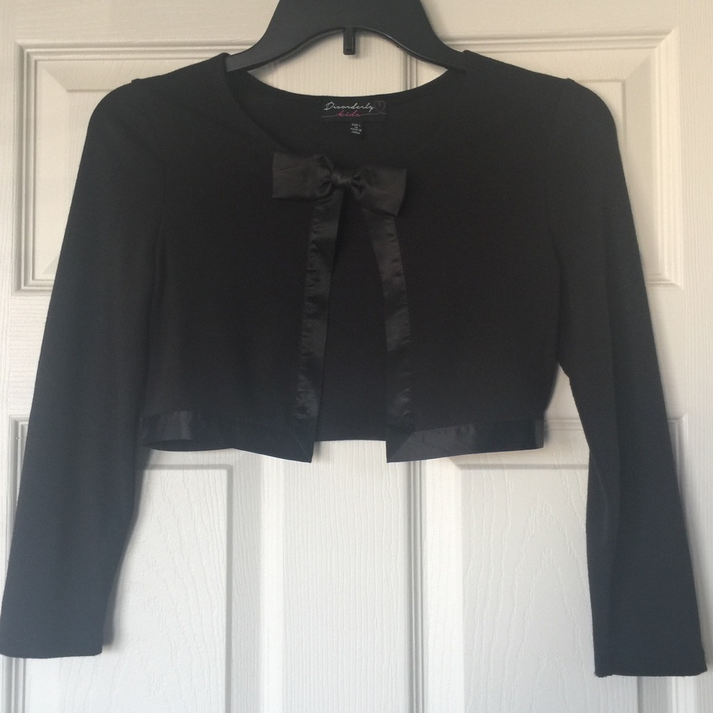 Girls bolero style sweater