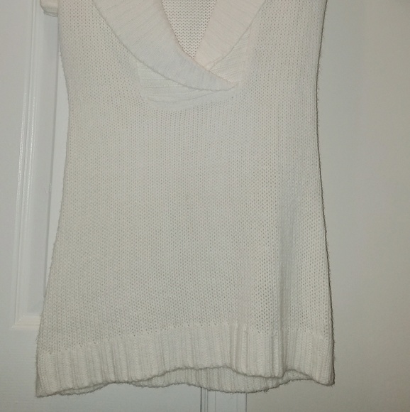 ⤵🍁Cream Tunic Sweater Top - Picture 2 of 5