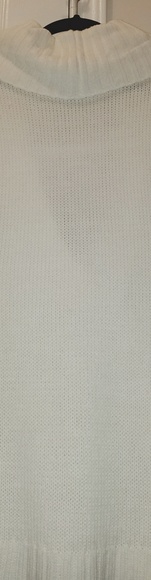 ⤵🍁Cream Tunic Sweater Top - Picture 3 of 5