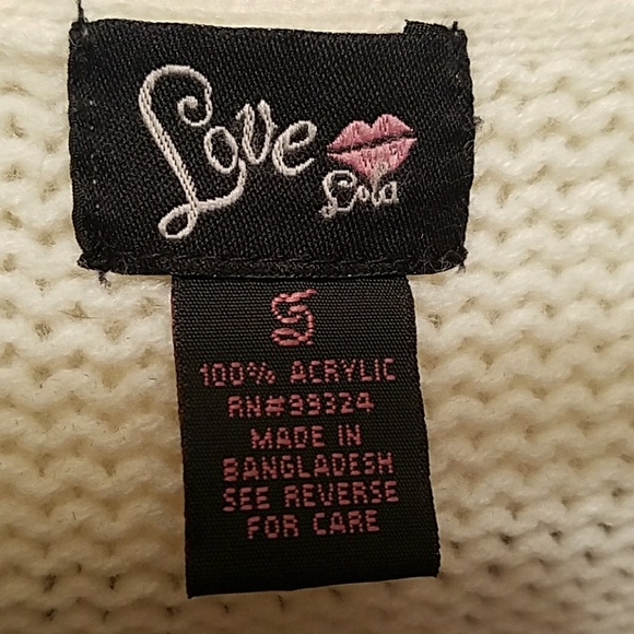 ⤵🍁Cream Tunic Sweater Top - Picture 5 of 5