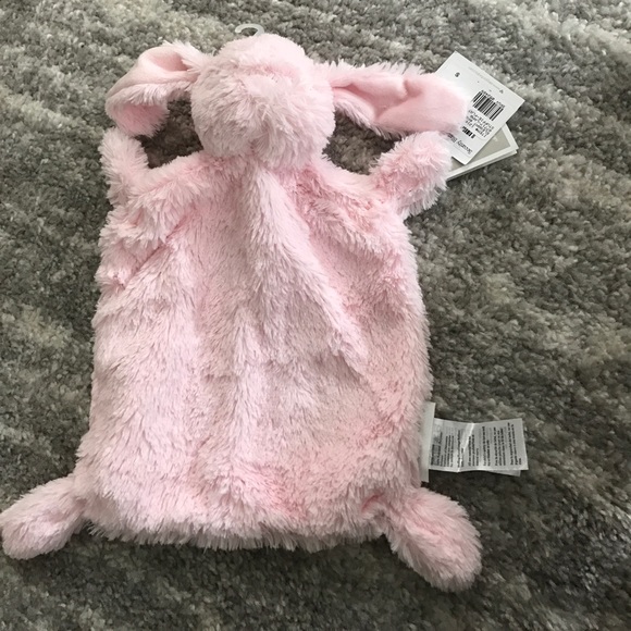 pink bunny security blanket