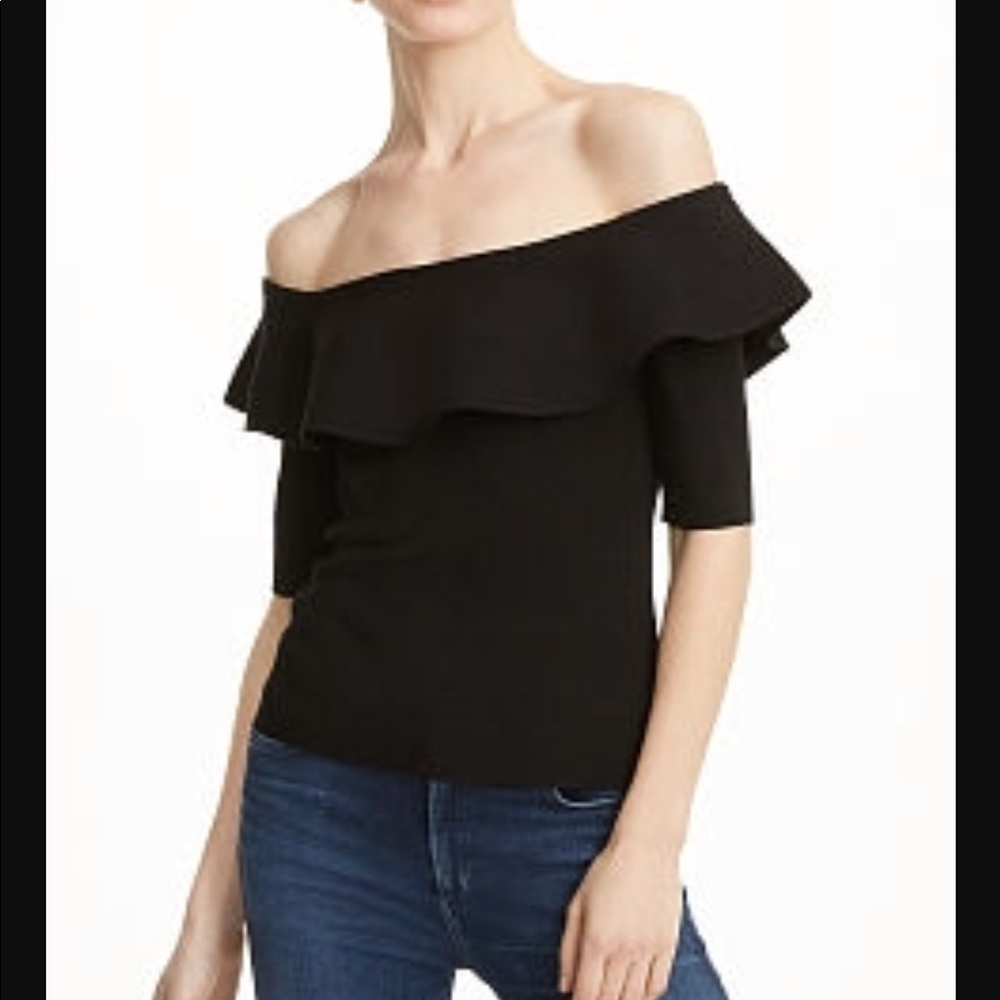Club Monaco NWOT off shoulder knit top