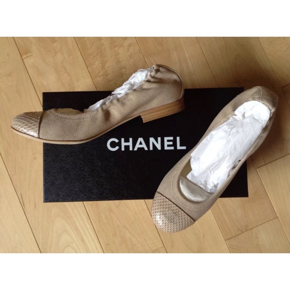 💥SOLD💥 Chanel Classic Canvas Ballet Flats