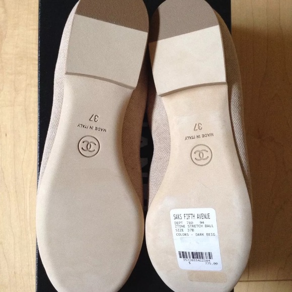 💥SOLD💥 Chanel Classic Canvas Ballet Flats - Picture 7 of 8