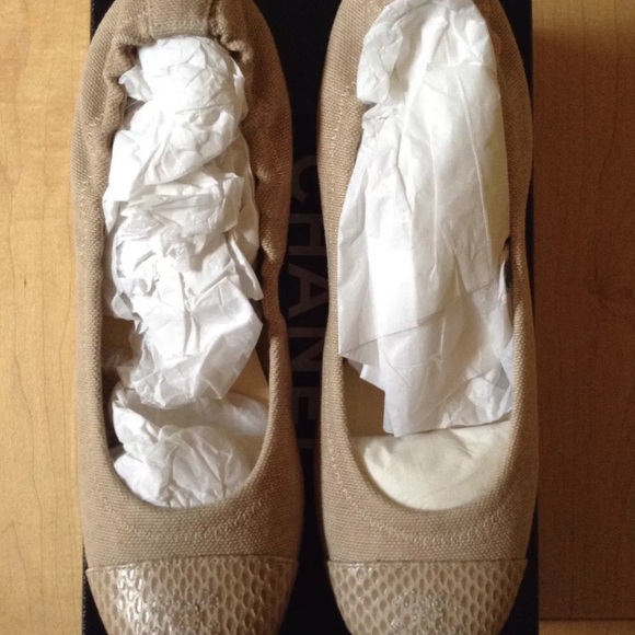💥SOLD💥 Chanel Classic Canvas Ballet Flats - Picture 8 of 8