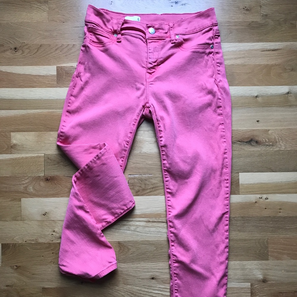 Gap 1969 pink legging jeans