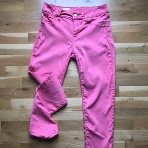 Gap 1969 pink legging jeans