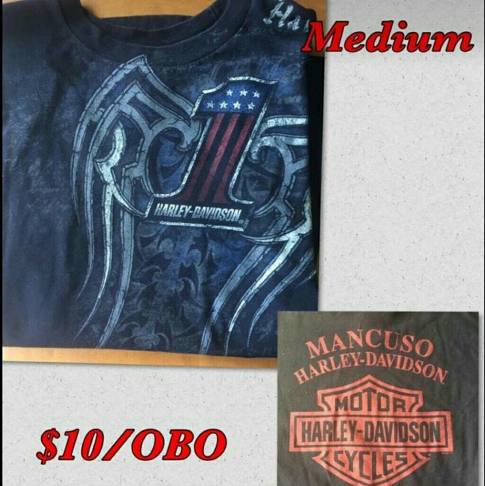 Mens size Medium Harley Davidson Shirt