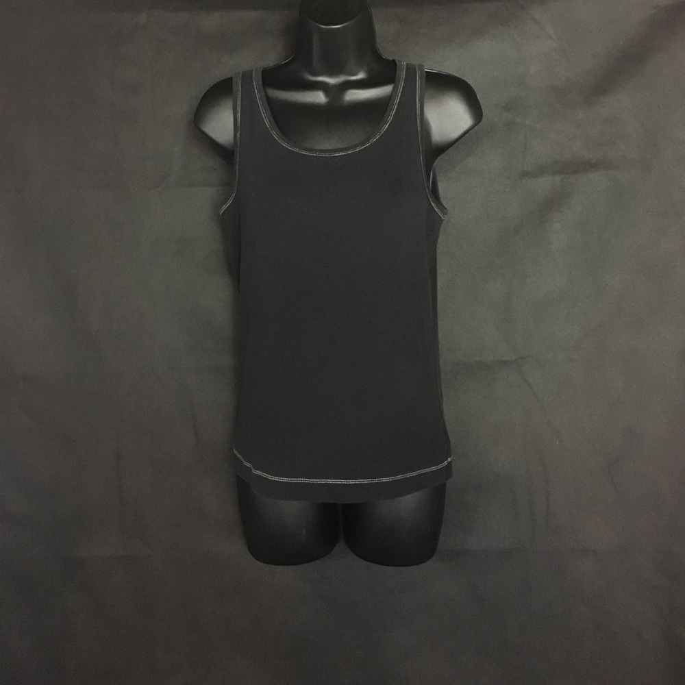 Eddie Bauer Black Tang Top ~ Size Medium