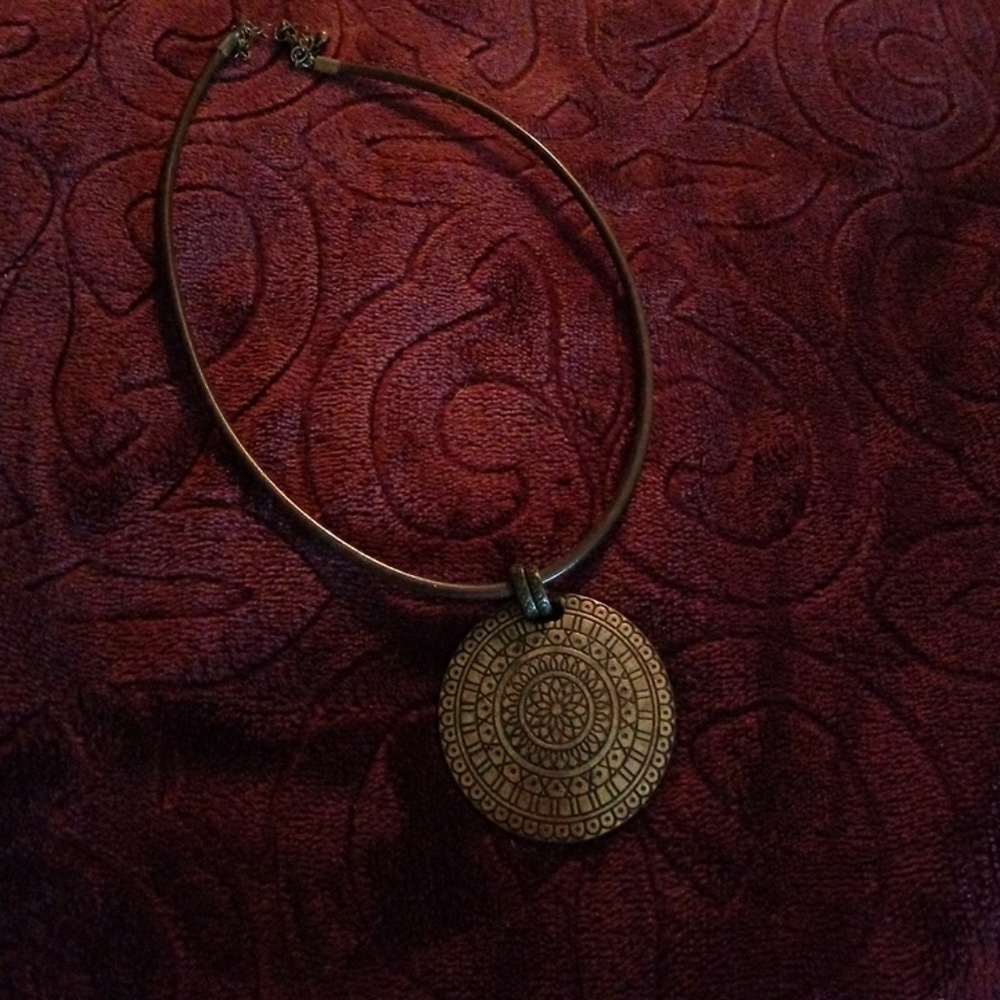 Bronze Pendant Necklace