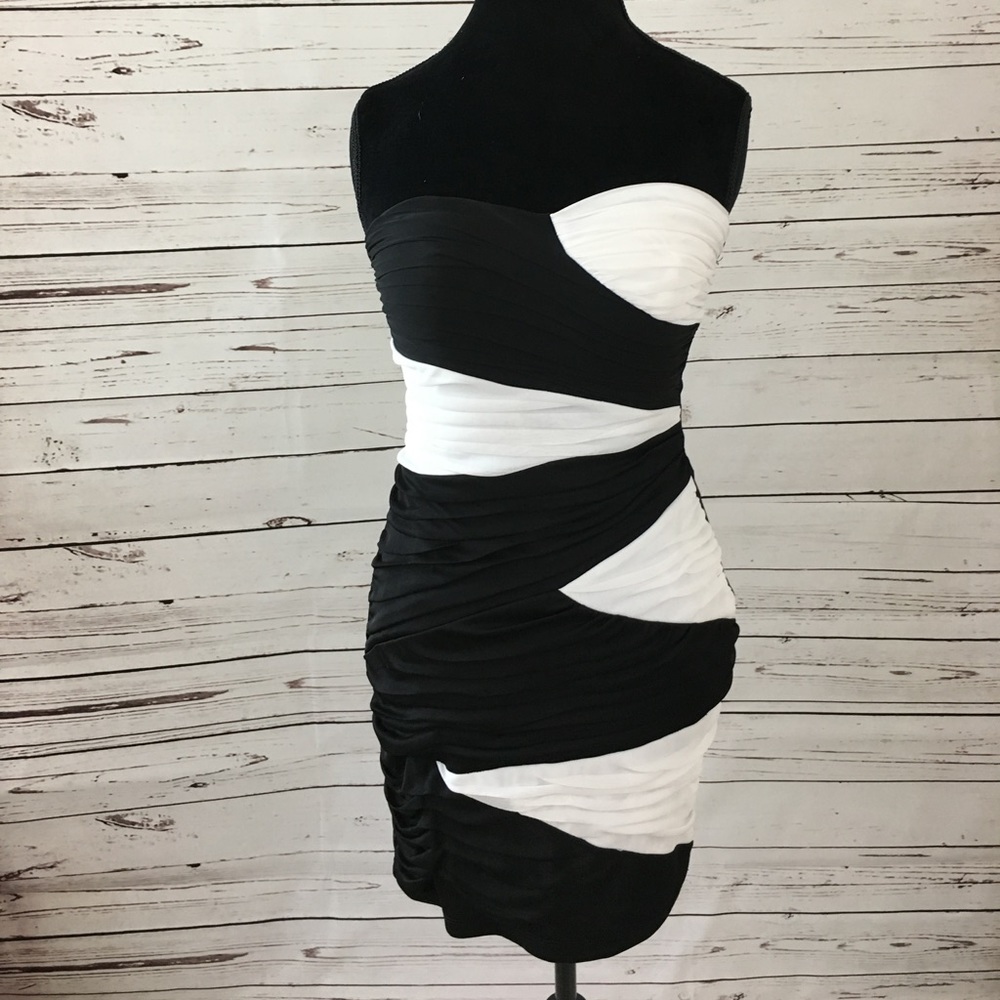 Black & White Bandage Dress