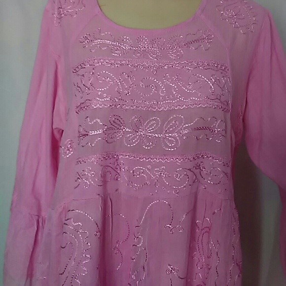 Pink Viscose Mini dress - Picture 2 of 5
