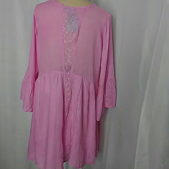 Pink Viscose Mini dress - Picture 4 of 5