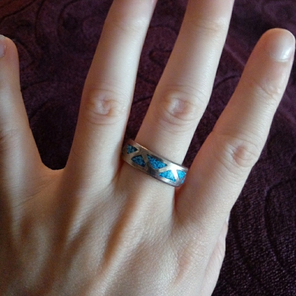 Sterling Silver and Turquoise Ring