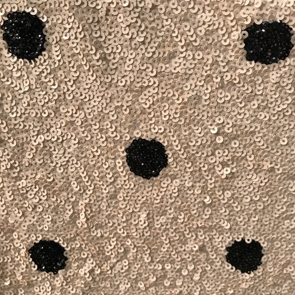 J. CREW Polka Dot Sequin Top - Picture 7 of 7