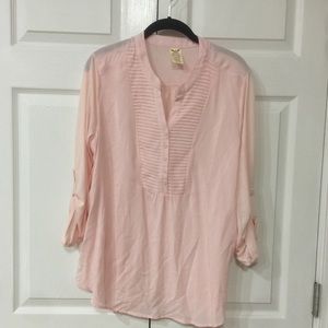 NWT PINK BLOUSE BY FADED GLORY. SIZE L (12-14)