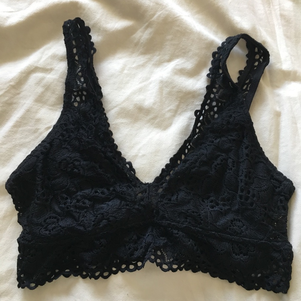 Lacey black bralette