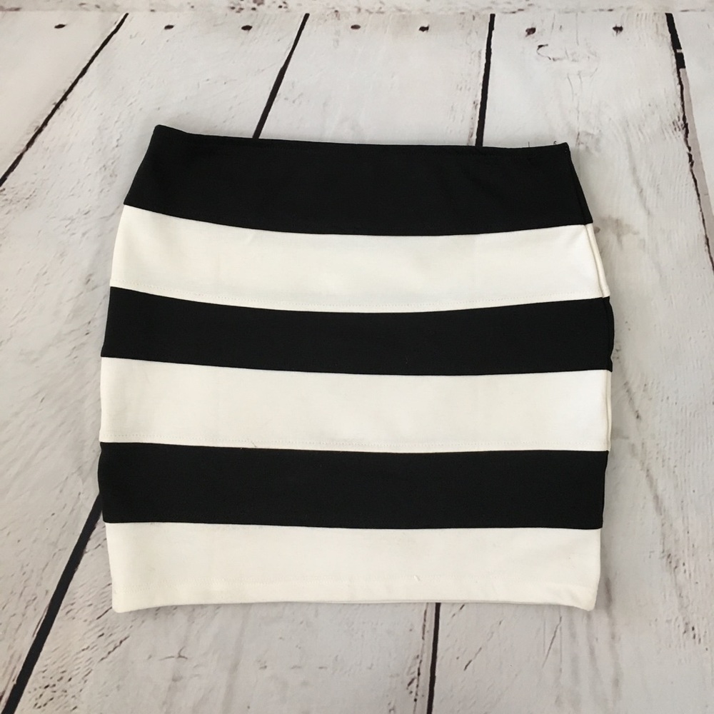 Striped Mini Skirt