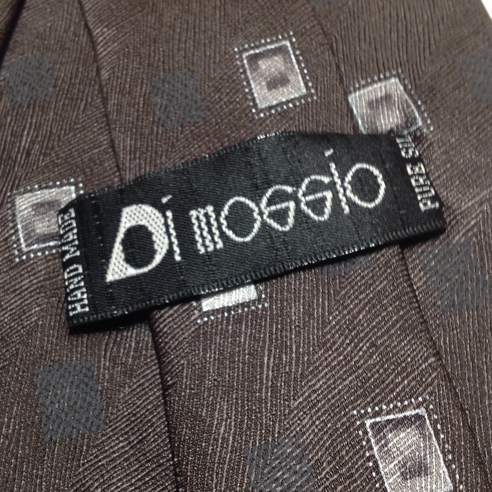 Di MOGGIO 100% Silk Men's Tie - Picture 2 of 5