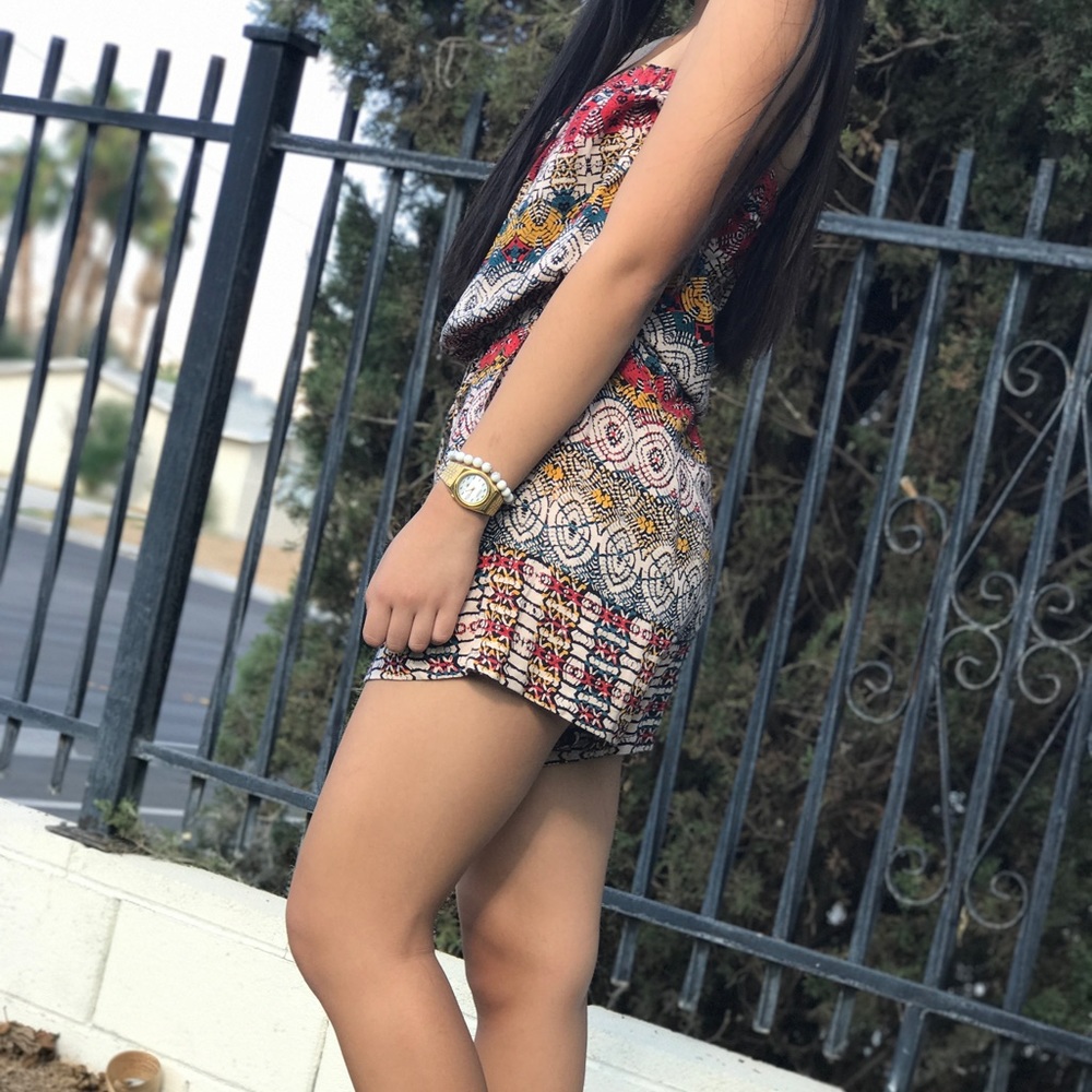 Patterned Romper
