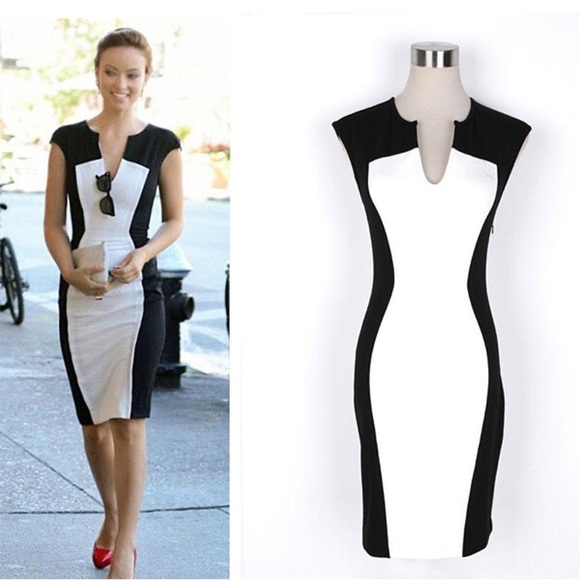 Dresses & Skirts - Illusion pencil dress