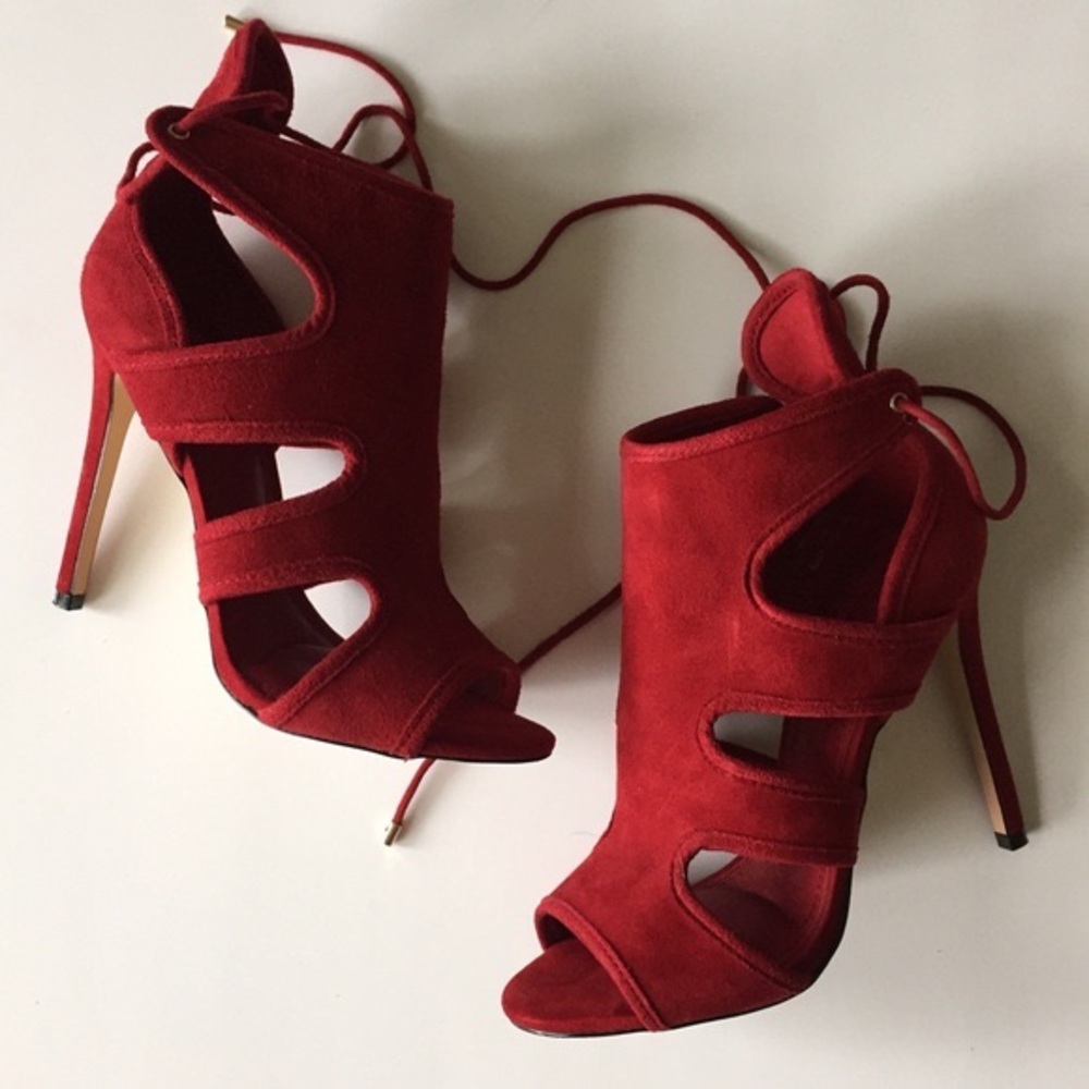 Top Shop Cut Away Heels Size 5