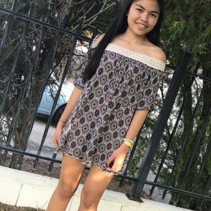 Off the shoulders dress